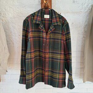 Aimé Leon Dore wool flannel camp collar shirt size men's XS